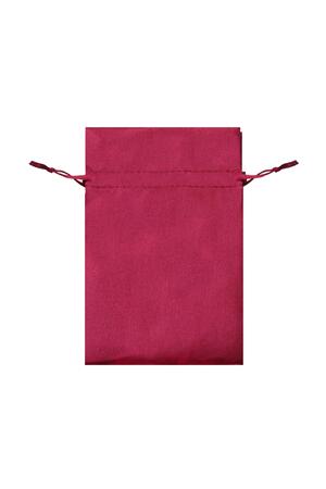 Bolsas de satín para joyas- Pequeña Rojo Poliéster h5 